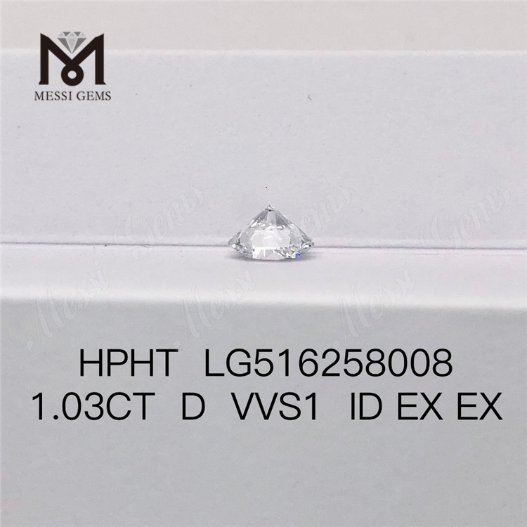 RD D VVS1 1.03Ct Lab Grown Diamond Diamants synthétiques en vrac HPHT