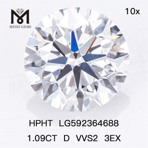 1.09CT D VVS2 3EX HPHT Diamants en ligne LG592364688