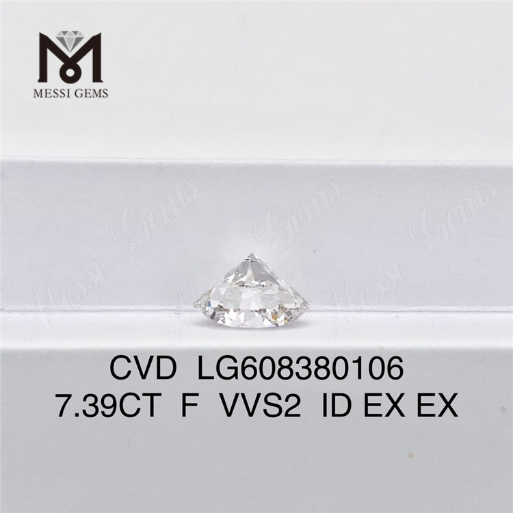 Diamants simulés 7,39 CT F VVS Achetez en ligne notre vaste inventaire de diamants IGI 丨 Messigems LG608380106