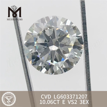 10.06CT E VS2 3EX Nouveau laboratoire créé des diamants 丨 Messigems CVD LG603371207